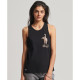 Superdry Γυναικεία αμάνικη μπλούζα Vintage Crossing Lines Vest